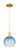 Innovations - 716-1P-SG-G483-8SB - One Light Mini Pendant - Arcadia - Satin Gold