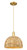 Innovations - 716-1P-SG-RBD-12-NAT - One Light Mini Pendant - Arcadia - Satin Gold
