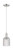 Innovations - 716-1P-SN-G559-5CL - One Light Mini Pendant - Arcadia - Brushed Satin Nickel