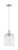 Innovations - 716-1P-SN-G559-8CL - One Light Mini Pendant - Arcadia - Brushed Satin Nickel