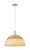 Innovations - 716-1P-SN-NBD2-16-NAT - One Light Mini Pendant - Arcadia - Brushed Satin Nickel