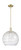 Innovations - 716-1S-AB-G1213-14CL - One Light Mini Pendant - Arcadia - Antique Brass