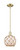 Innovations - 716-1S-AB-G121-8RB - One Light Mini Pendant - Arcadia - Antique Brass