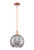 Innovations - 716-1S-AC-G1213-10CL - One Light Mini Pendant - Arcadia - Antique Copper