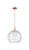 Innovations - 716-1S-AC-G1213-14CL - One Light Mini Pendant - Arcadia - Antique Copper