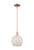 Innovations - 716-1S-AC-G121-8RW - One Light Mini Pendant - Arcadia - Antique Copper