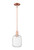 Innovations - 716-1S-AC-G460-7CL - One Light Mini Pendant - Arcadia - Antique Copper