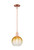 Innovations - 716-1S-AC-G483-8AM - One Light Mini Pendant - Arcadia - Antique Copper
