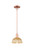 Innovations - 716-1S-AC-NBD2-75-NAT - One Light Mini Pendant - Arcadia - Antique Copper
