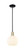 Innovations - 716-1S-BAB-G1217-8WV - One Light Mini Pendant - Arcadia - Black Antique Brass