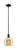 Innovations - 716-1S-BK-G128-8 - One Light Mini Pendant - Arcadia - Matte Black