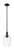 Innovations - 716-1S-BK-G457-6CL - One Light Mini Pendant - Arcadia - Matte Black