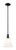 Innovations - 716-1S-BK-GBC-81 - One Light Mini Pendant - Arcadia - Matte Black