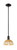 Innovations - 716-1S-BK-NBD2-75-NAT - One Light Mini Pendant - Arcadia - Matte Black