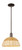 Innovations - 716-1S-OB-NBD2-12-NAT - One Light Mini Pendant - Arcadia - Oil Rubbed Bronze