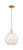 Innovations - 716-1S-SG-G121-10RW - One Light Mini Pendant - Arcadia - Satin Gold
