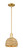 Innovations - 716-1S-SG-RBD-8-NAT - One Light Mini Pendant - Arcadia - Satin Gold
