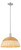 Innovations - 716-1S-SN-NBD2-16-NAT - One Light Mini Pendant - Arcadia - Brushed Satin Nickel