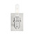 Arcadia One Light Bath Vanity (716-1W-SN)