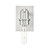 Arcadia One Light Bath Vanity (716-1W-SN)