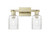 Innovations - 716-2W-AB-G342 - Two Light Bath Vanity - Arcadia - Antique Brass