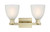 Arcadia Two Light Bath Vanity (716-2W-AB-G381)