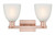 Arcadia Two Light Bath Vanity (716-2W-AC-G381)