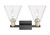 Arcadia Two Light Bath Vanity (716-2W-BAB-GBC-82)