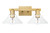 Innovations - 716-2W-BB-G132 - Two Light Bath Vanity - Arcadia - Brushed Brass