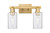 Innovations - 716-2W-BB-G804 - Two Light Bath Vanity - Arcadia - Brushed Brass