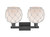 Arcadia Two Light Bath Vanity (716-2W-BK-G121-8RW)