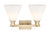 Arcadia Two Light Bath Vanity (716-2W-CB-GBC-81)