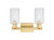 Arcadia Two Light Bath Vanity (716-2W-SG-G804)
