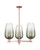 Innovations - 716-3CR-AC-G484-7SL - Three Light Pendant - Arcadia - Antique Copper