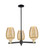 Innovations - 716-3CR-BAB-G457-6ME - Three Light Pendant - Arcadia - Black Antique Brass