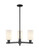 Innovations - 716-3CR-BK-G801 - Three Light Pendant - Arcadia - Matte Black