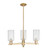 Innovations - 716-3CR-CB-G804 - Three Light Pendant - Arcadia - Champagne Bronze