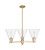 Innovations - 716-3CR-CB-GBC-82 - Three Light Pendant - Arcadia - Champagne Bronze