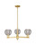 Innovations - 716-3CR-SG-G1213-6SM - Three Light Pendant - Arcadia - Satin Gold