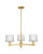 Innovations - 716-3CR-SG-G402 - Three Light Pendant - Arcadia - Satin Gold