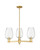 Innovations - 716-3CR-SG-G457-6CL - Three Light Pendant - Arcadia - Satin Gold
