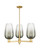 Innovations - 716-3CR-SG-G484-7SL - Three Light Pendant - Arcadia - Satin Gold