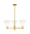 Innovations - 716-3CR-SG-GBC-81 - Three Light Pendant - Arcadia - Satin Gold