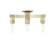 Innovations - 716-3F-AB - Three Light Semi-Flush Mount - Arcadia - Antique Brass