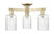 Innovations - 716-3F-AB-G342 - Three Light Semi-Flush Mount - Arcadia - Antique Brass