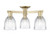 Innovations - 716-3F-AB-G442 - Three Light Semi-Flush Mount - Arcadia - Antique Brass