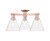 Innovations - 716-3F-AC-GBC-82 - Three Light Semi-Flush Mount - Arcadia - Antique Copper