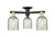 Innovations - 716-3F-BAB-G259 - Three Light Semi-Flush Mount - Arcadia - Black Antique Brass