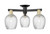 Innovations - 716-3F-BAB-G292 - Three Light Semi-Flush Mount - Arcadia - Black Antique Brass