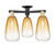 Innovations - 716-3F-BAB-G480-6AM - Three Light Semi-Flush Mount - Arcadia - Black Antique Brass